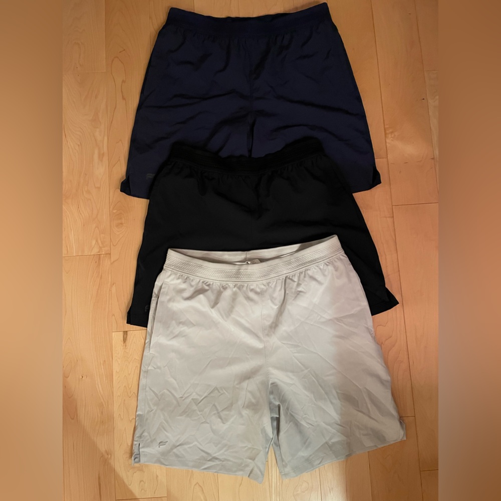 Fabletics men’s shorts 3 set